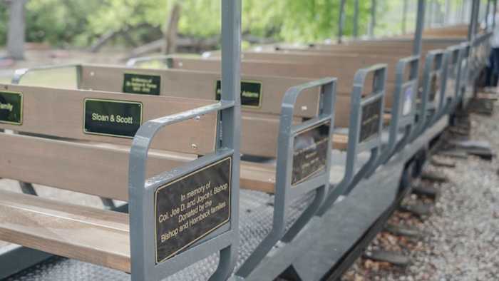 San Antonio Zoo unveils new Warriors Heart Train