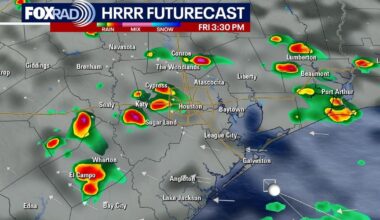 Houston weather: Scattered storms expected Friday, weekend rain chances