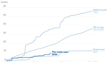 Tracking how much rain has fallen in 2026