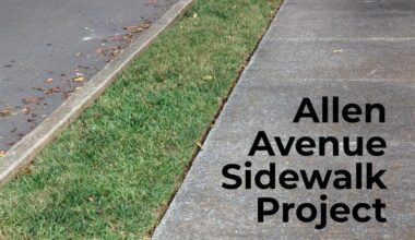 $2 Million Dollar Sidewalk Improvements on Allen Avenue