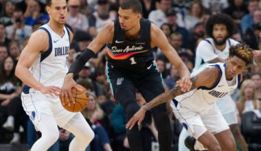 Victor Wembanyama has 40 points, 13 rebounds in 65th game to lead Spurs past Mavericks 139-120