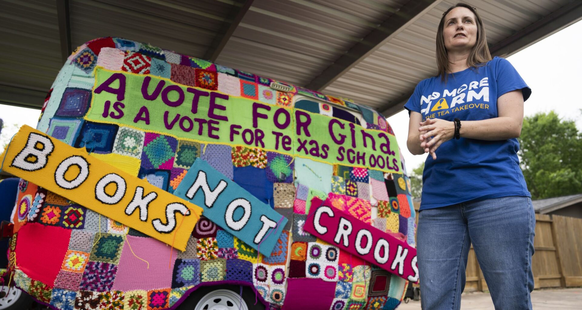 HISD groups reflect on school closures, deportations at Art Car Parade