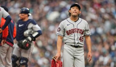 Astros rookie pitcher Tatsuya Imai sent back to Houston because of right arm fatigue