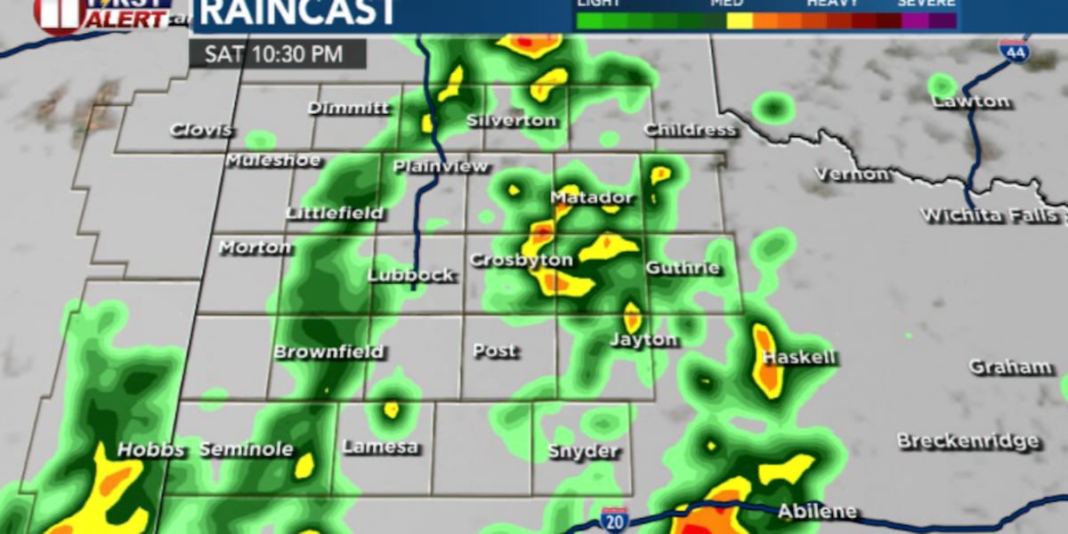 Severe weather possible throughout Saturday