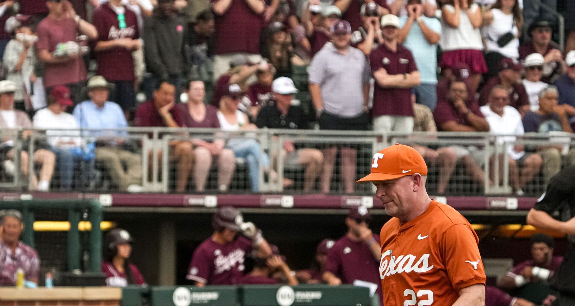 Longhorns pitching roughed up in another loss to A&M