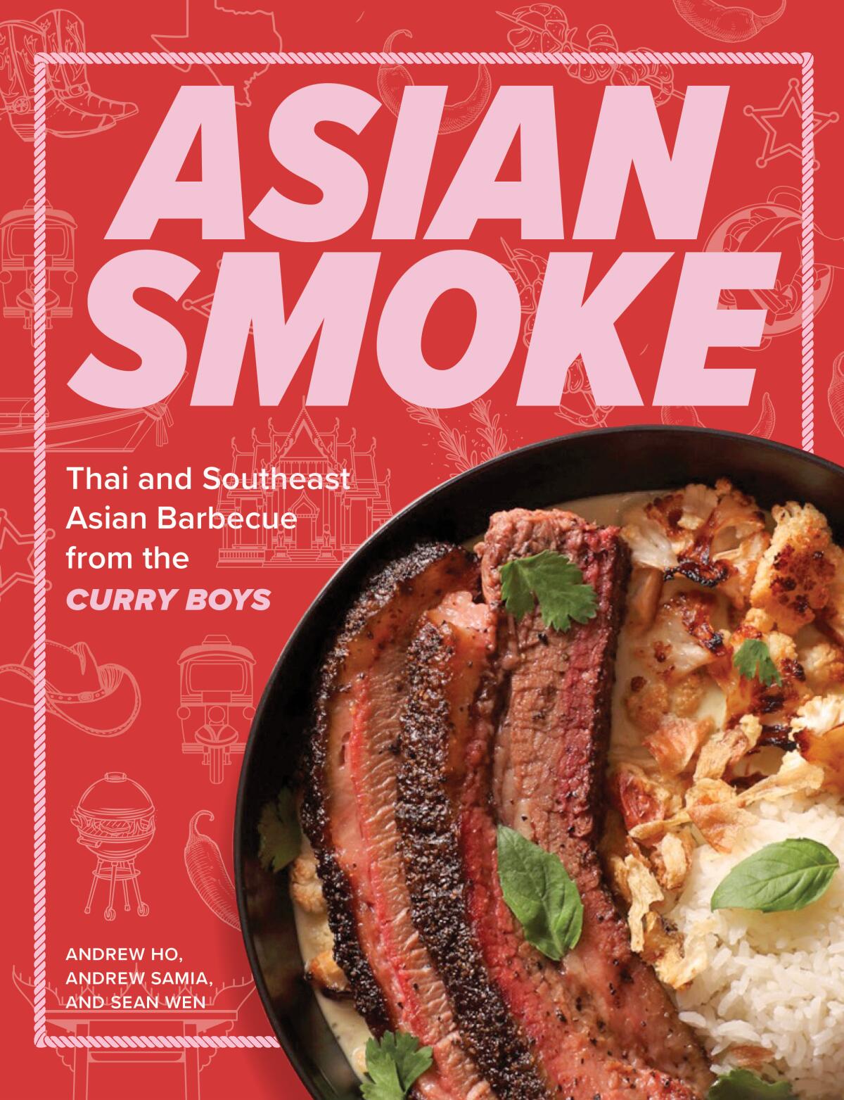 The cover of cookbook "Asian Smoke"