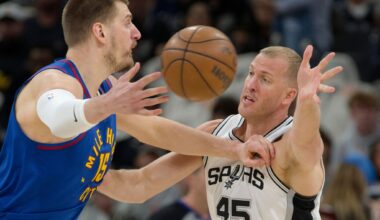 Jokic plays 1st half of Nuggets' game versus Spurs to qualify for award eligibility while Wemby sits