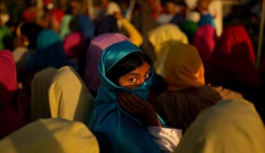 A devotee dressed as a townsperson takes part in a Way of the Cross reenactment in Arraijan, Panama, Good Friday, April 3, 2026. (AP Photo/Matias Delacroix)