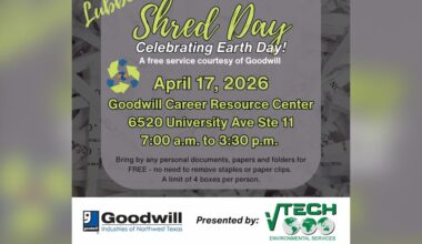 Goodwill to host free shred day for Earth Day
