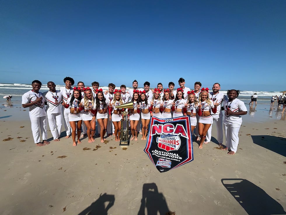 For the second year in a row, the Red Raider co-ed cheer squads swept the large and small...