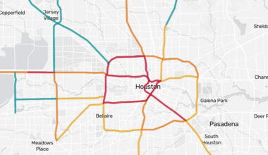 Houston highways with the worst traffic, mapped
