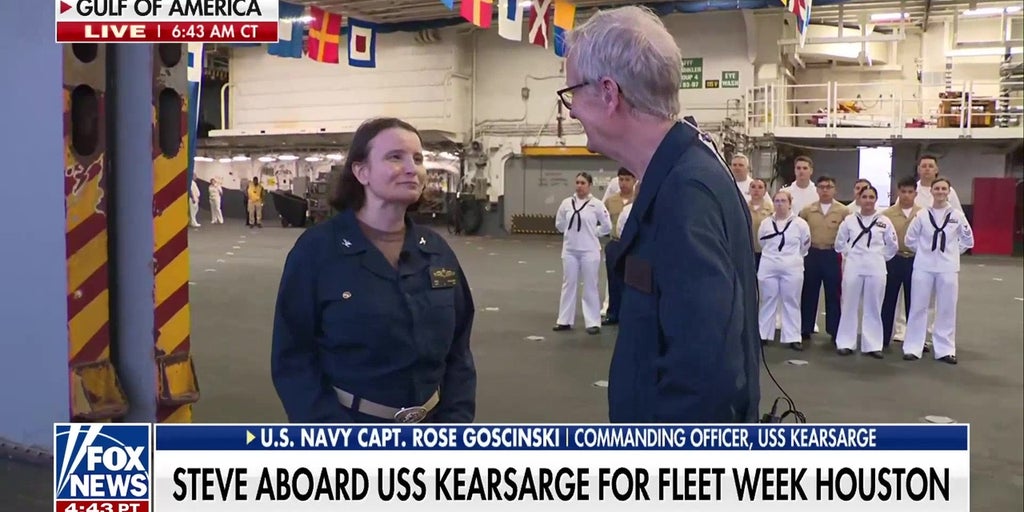 Steve Doocy reports live from USS Kearsarge for Houston Fleet Week