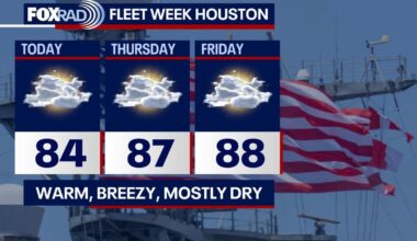 Houston weather: Pleasant, warm Wednesday with slight breezes
