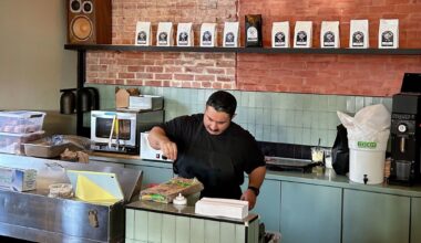 Chef Matt Garcia owns and operates Gigi's Deli inside of El Tigre Coffee Roasters.