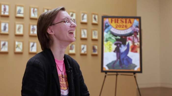 Alamo College student wins Fiesta poster contest with art rooted in San Antonio history