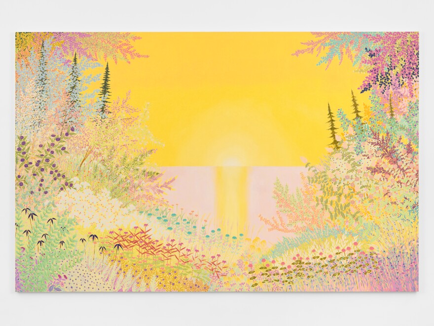 ablaze rapt chorus beaming, 2025 by John McAllister