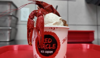 Crawfish ice cream on the menu in Texas