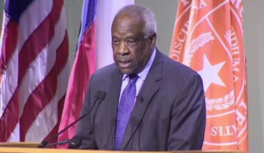 Supreme Court Justice Clarence Thomas speaks at UT Austin