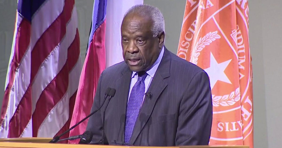 Supreme Court Justice Clarence Thomas speaks at UT Austin