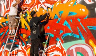 The Borderland Jam returns to El Paso after five years. A little over a hundred artists from Spain, Germany, from East to West coast and locals gather to paint during Presidents Day weekend at the return of the public graffiti art show hosted in South Central El Paso at the corners of South Cotton Street and E 3rd Avenue.