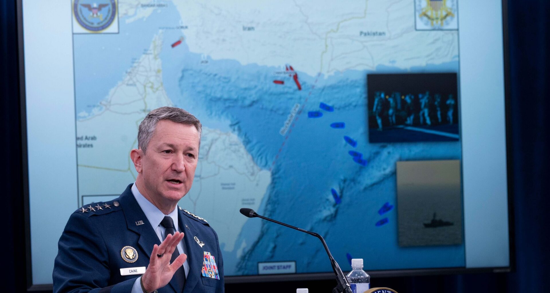 Over 10,000 US troops are enforcing the Iran blockade, but no ships boarded so far, military says