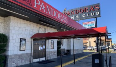 Pandora’s Men’s Club is located on Harry Hines Boulevard in northwest Dallas.
