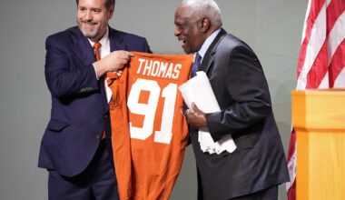At UT lecture, Clarence Thomas says America's values are under threat