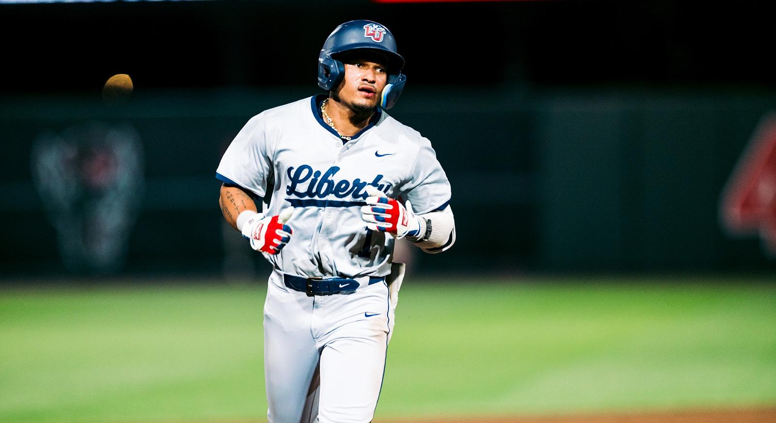Baseball - Nick Barone rounds the bases at Duke 4-14-26