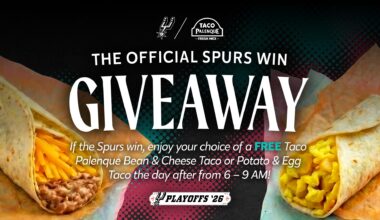 Spurs playoff wins mean free coffee and a taco for San Antonio fans