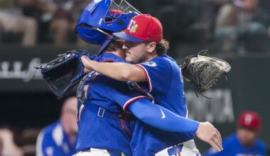 Texas Rangers' Gavin Collyer impresses in MLB debut