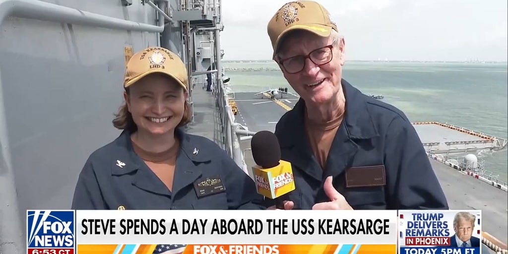 Steve Doocy spends a day aboard the USS Kearsarge for Houston's Fleet Week