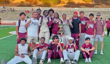 The Legacy boys track and field team won the Districts 1-6A/2-6A Area Track and Field Meet, April 17, 2026, in El Paso. 