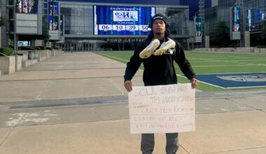 Ex-SMU WR, NFL draft hopeful shoots his shot outside Cowboys facility