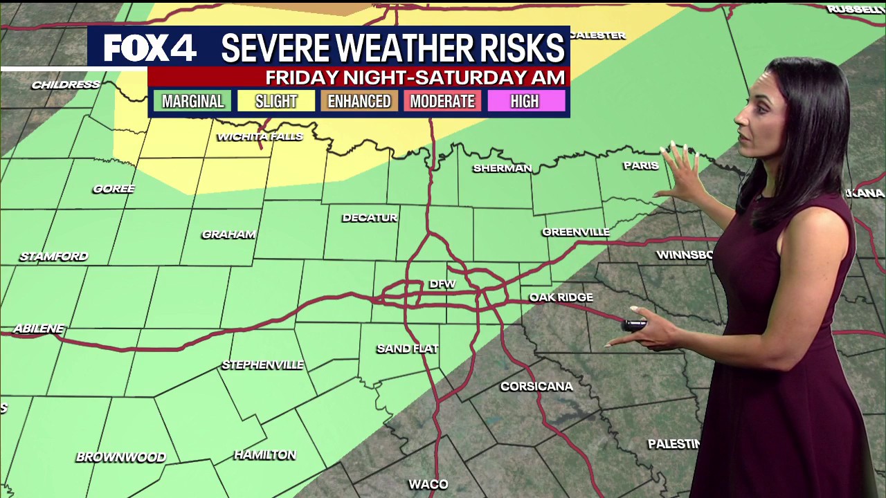 Dallas weather: Cold front will bring higher chance of rain, storms