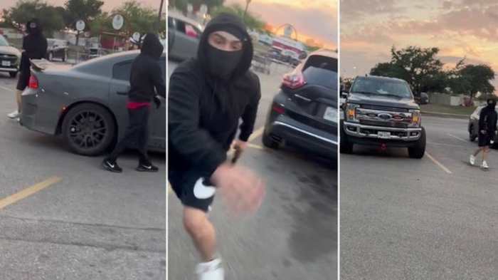 Video captures 2 attempting to steal truck, pull gun on owner at Southeast Side H-E-B