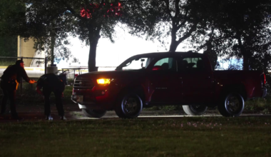 Pedestrian hit and killed while sitting on curb, Houston police says