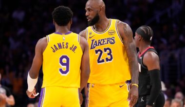 Kennard scores 27, LeBron leads Lakers to surprising 107-98 win over Rockets in playoff opener
