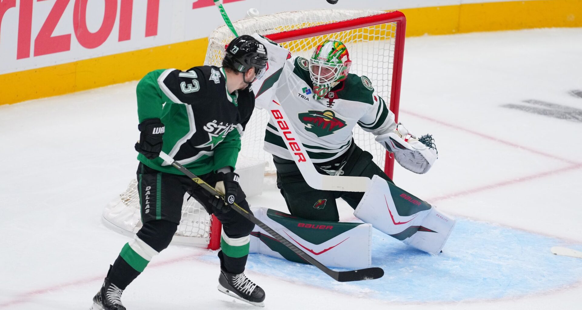 Wild rookie goalie Jesper Wallstedt stands out winning his NHL playoffs debut over the Stars