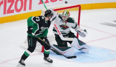 Wild rookie goalie Jesper Wallstedt stands out winning his NHL playoffs debut over the Stars