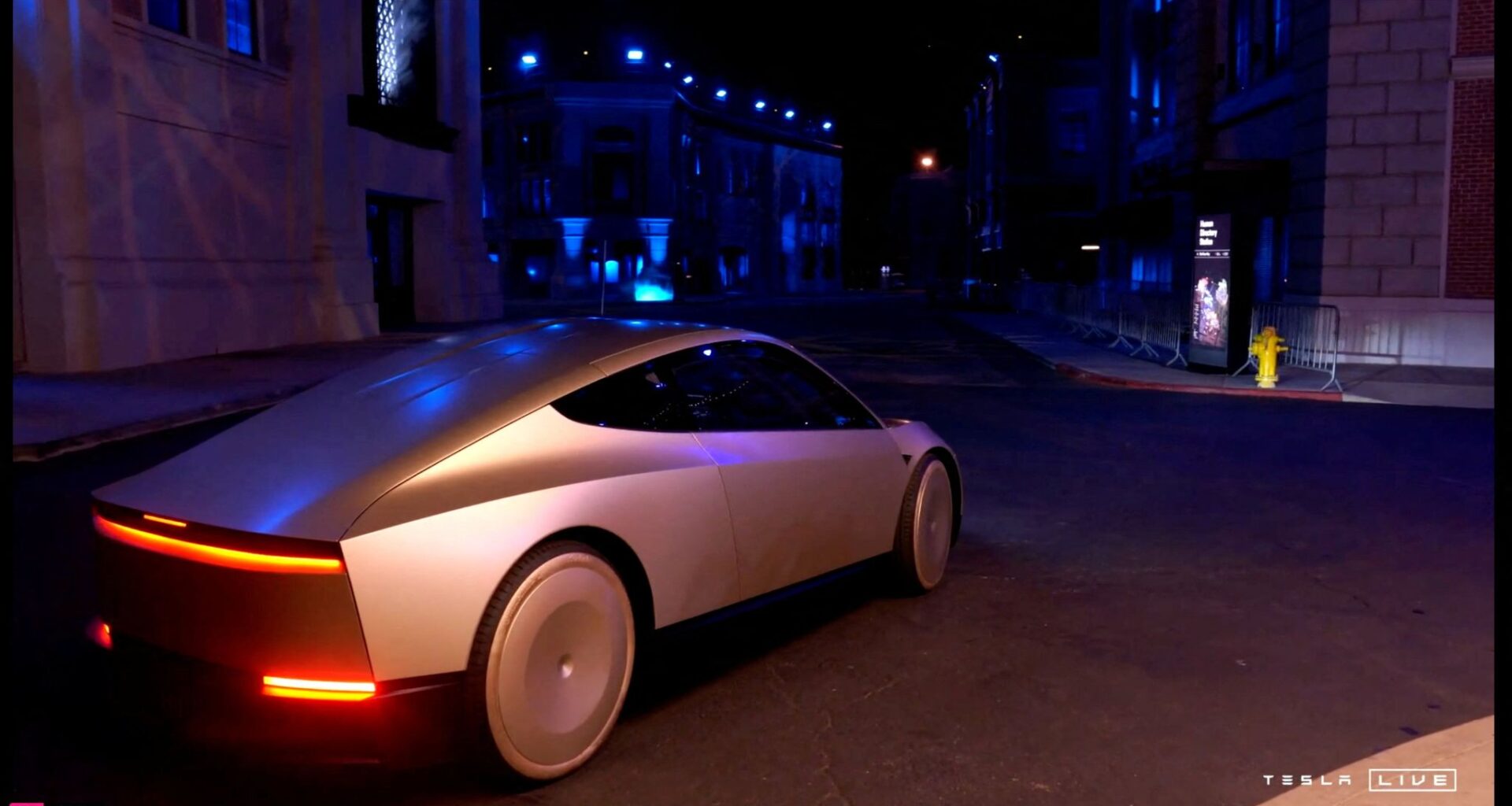 Tesla CEO and X owner Elon Musk rides in Tesla's robotaxi at an unveilling event in Los Angeles, California, U.S. October 10, 2024.