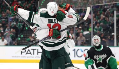 Wild make playoff statement in 6-1 Game 1 win at Dallas