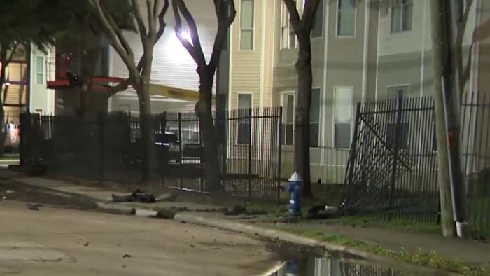 Police vehicle damaged in crash during chase in West University Place