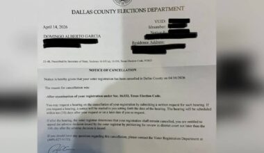 Dallas activist mistakenly declared dead, voter registration canceled