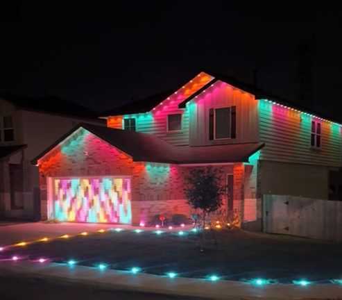 $1.5K San Antonio Spurs light display goes viral — here’s where