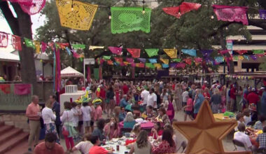 Visitors share their first impressions of San Antonio during busy Fiesta, Spurs celebrations