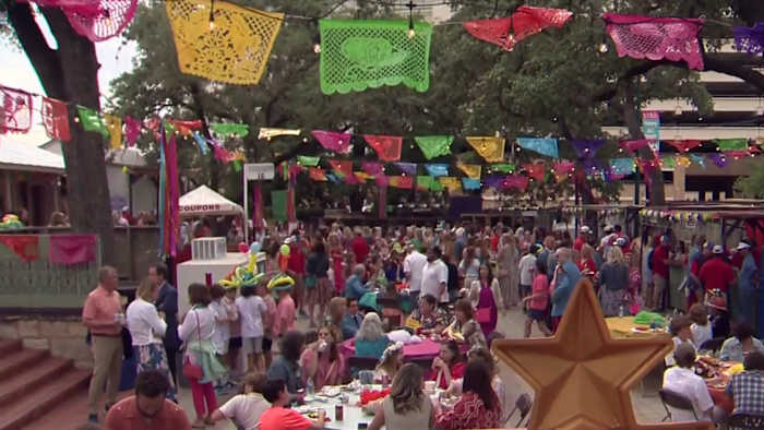 Visitors share their first impressions of San Antonio during busy Fiesta, Spurs celebrations