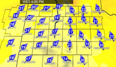 Cloudy start to Wednesday, then breezy, warm, fire weather conditions