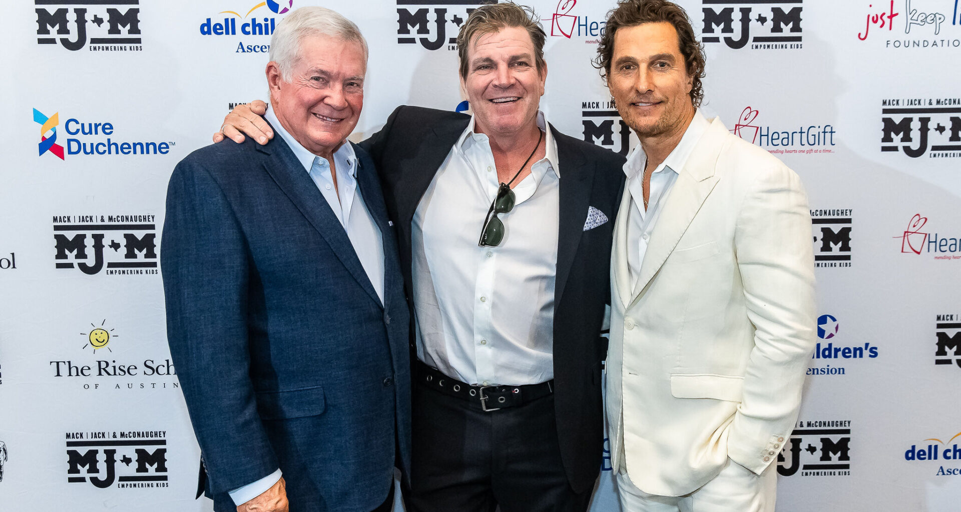 McConaughey, Mack Brown and Jack Ingram host Jelly Roll for MJ&M gala