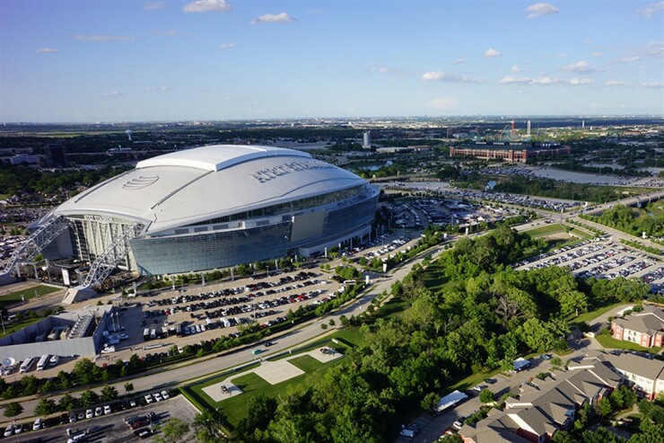 AT&T Stadium in Arlington, Texas