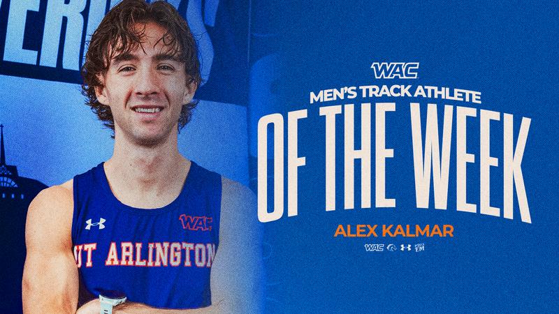 Kalmar Named WAC Men’s Track Athlete of the Week